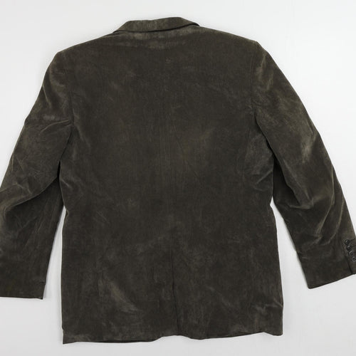 Thomas Nash Mens Green Polyacrylate Fibre Jacket Blazer Size 40 Regular