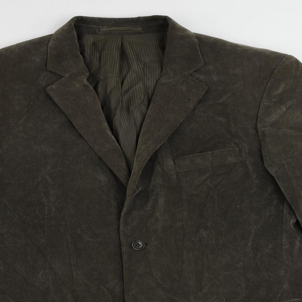 Thomas Nash Mens Green Polyacrylate Fibre Jacket Blazer Size 40 Regular