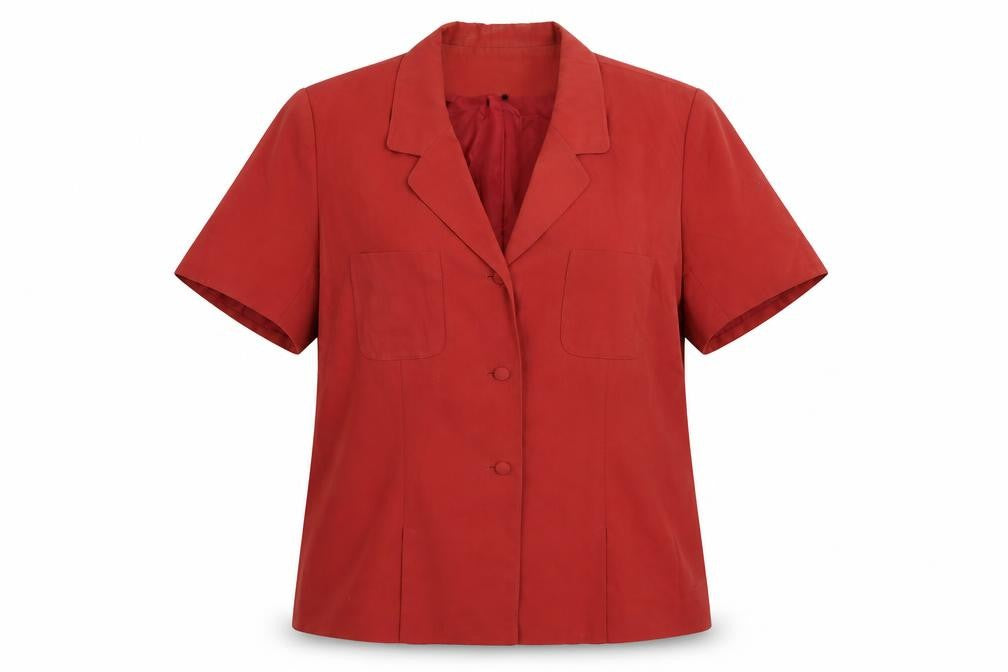 Ann Harvey Womens Red Jacket Coat Size 20 Button
