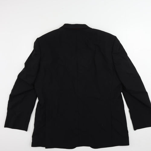Baumler Mens Black Wool Jacket Suit Jacket Size 46 Regular