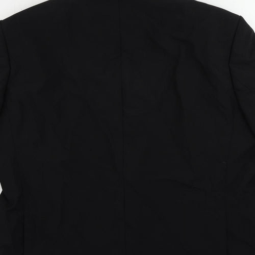 Baumler Mens Black Wool Jacket Suit Jacket Size 46 Regular