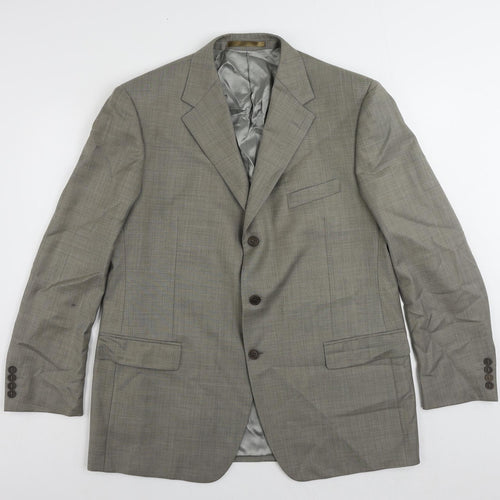 Marks and Spencer Mens Grey Wool Jacket Suit Jacket Size 44 Regular