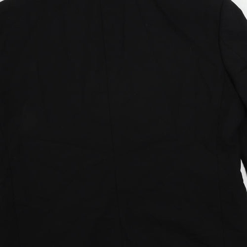 Taylor & Reece Mens Black Wool Jacket Suit Jacket Size 38 Regular