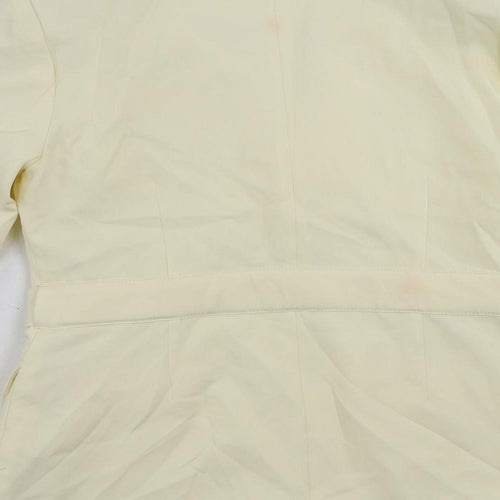 4th+ Reckless Womens Ivory Jacket Blazer Size 6 Button