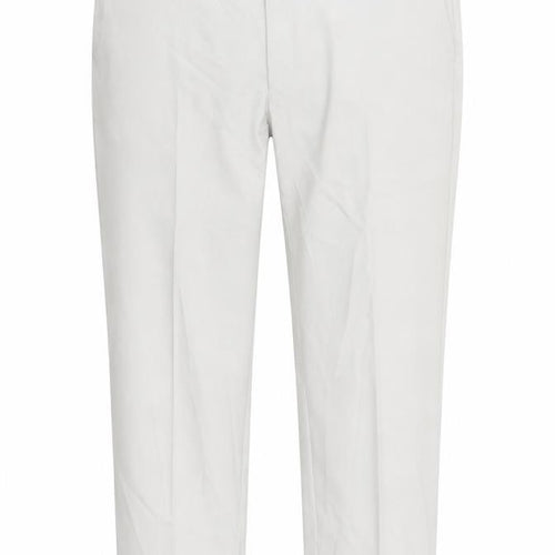Marks and Spencer Mens Grey Polyester Trousers Size 44 in L28 in Regular Zip - Pockets Short Leg