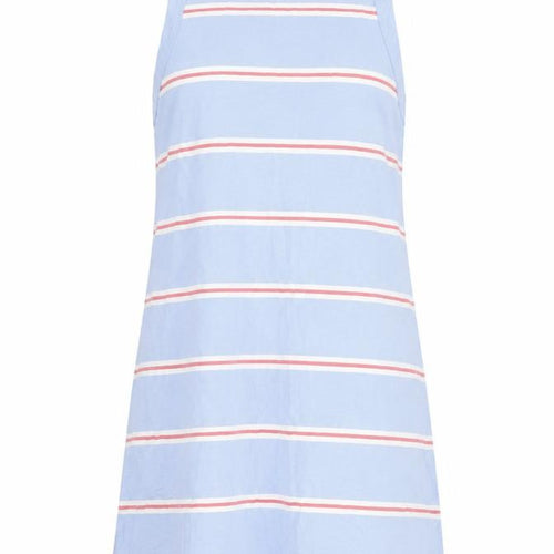 Marks and Spencer Womens Blue Striped Cotton Top Dress Size S