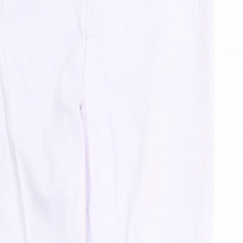 Marks and Spencer Womens Purple Cotton Skinny Jeans Size 8 L29 in Regular Zip - Super Skinny