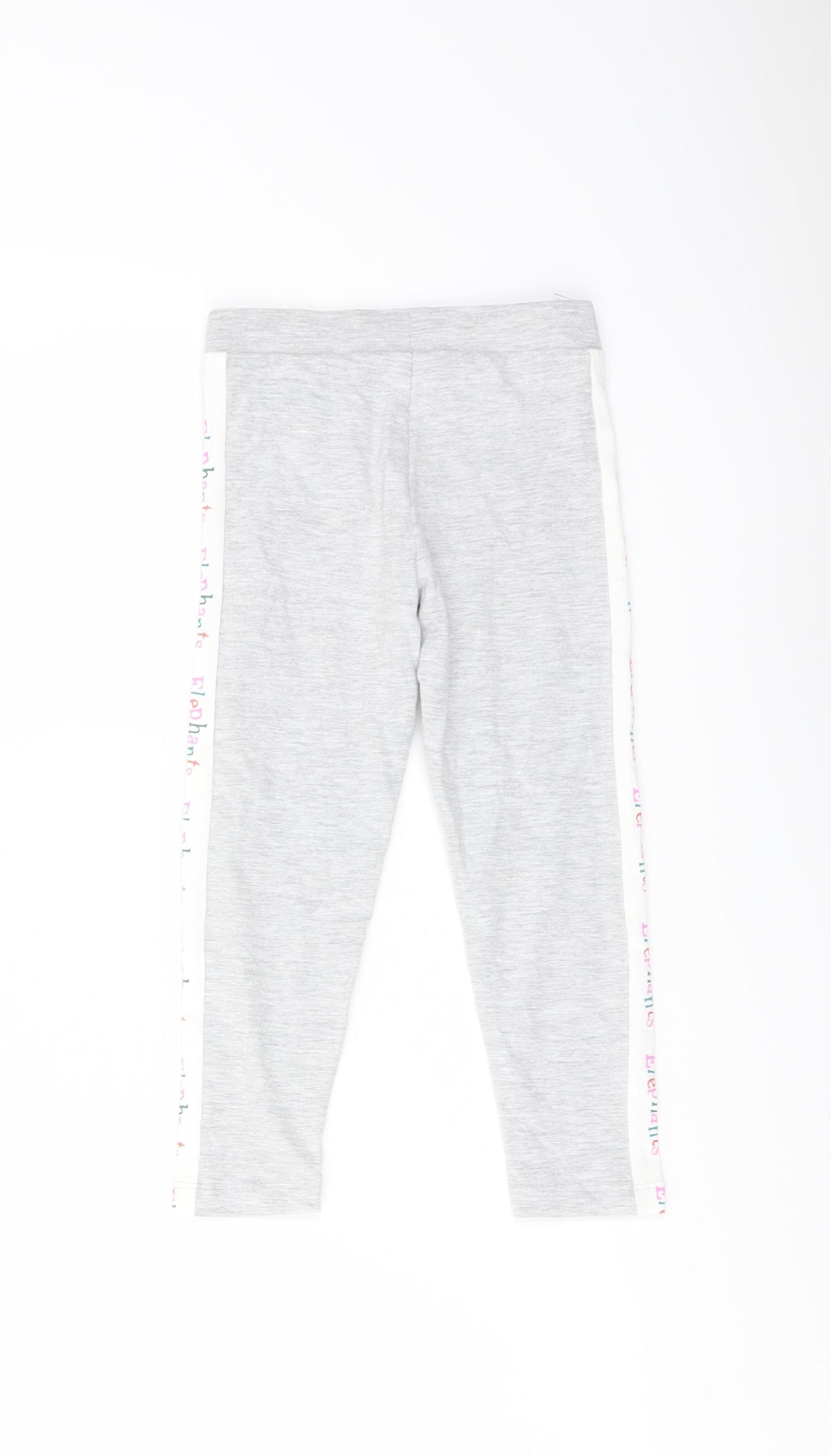 Marks and Spencer Boys Grey Cotton Sweatpants Trousers Size 2-3 Years Regular Pullover - Legging