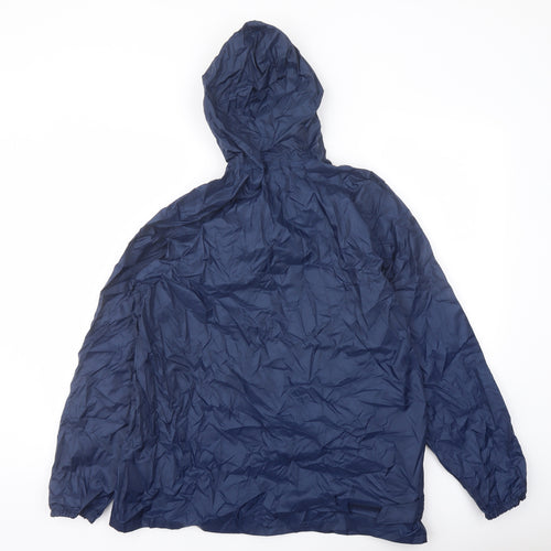 Quechua Mens Blue Anorak Jacket Size S Zip