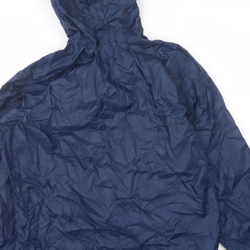 Quechua Mens Blue Anorak Jacket Size S Zip