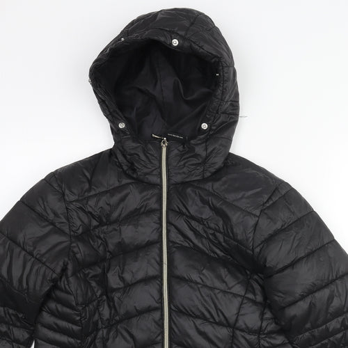 Dare 2B Womens Black Puffer Jacket Coat Size 12 Zip