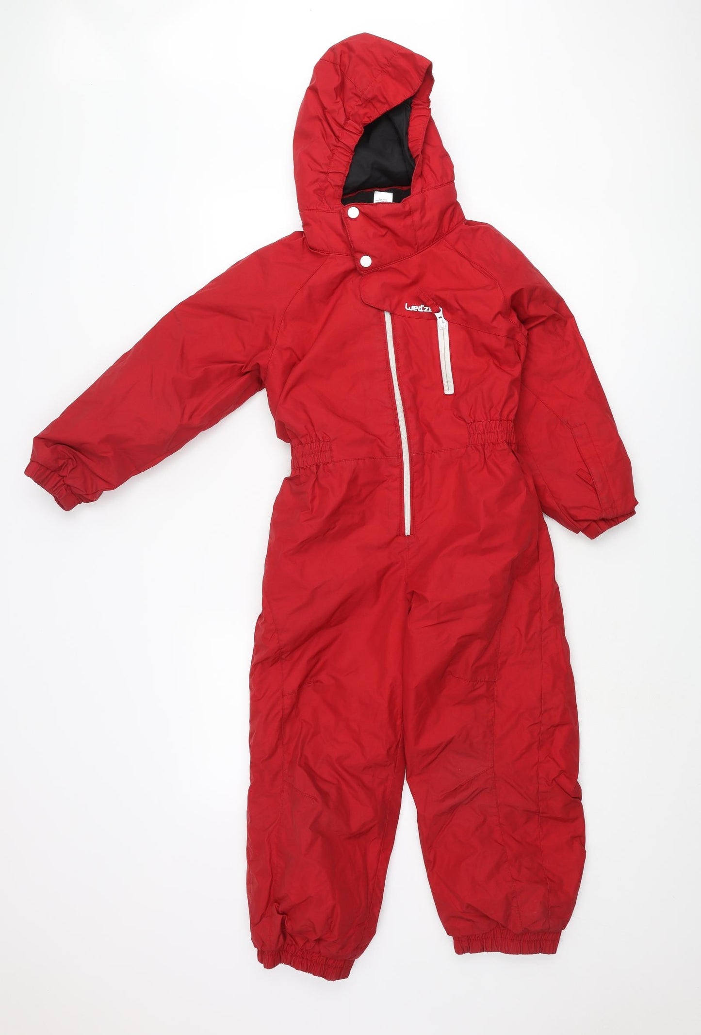 Wed'ze Boys Red Ski Jacket Snowsuit Size 5 Years Zip