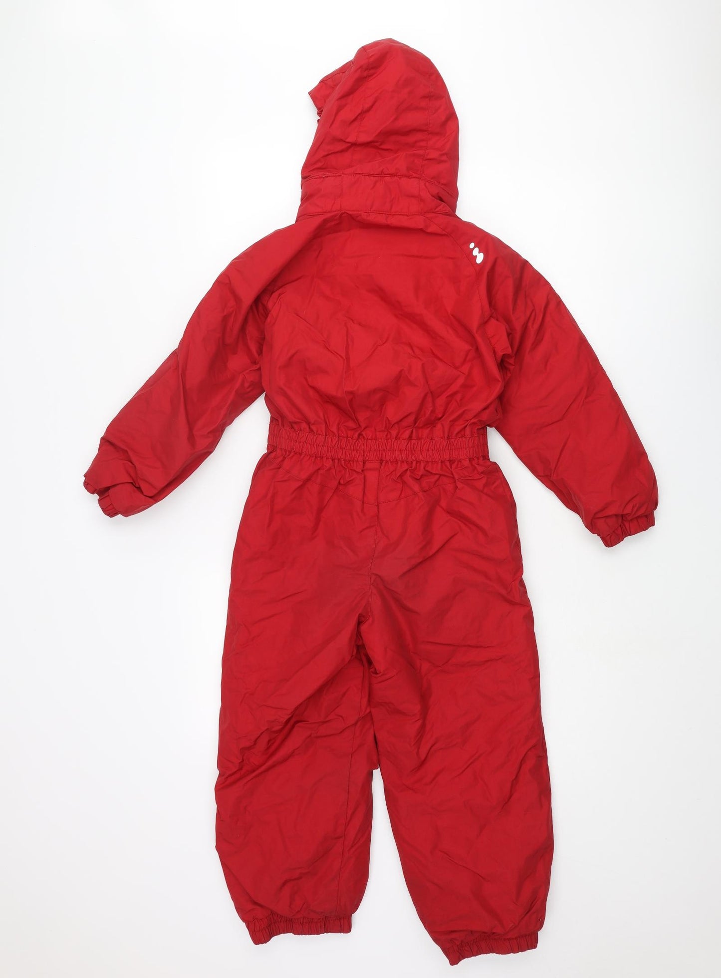 Wed'ze Boys Red Ski Jacket Snowsuit Size 5 Years Zip