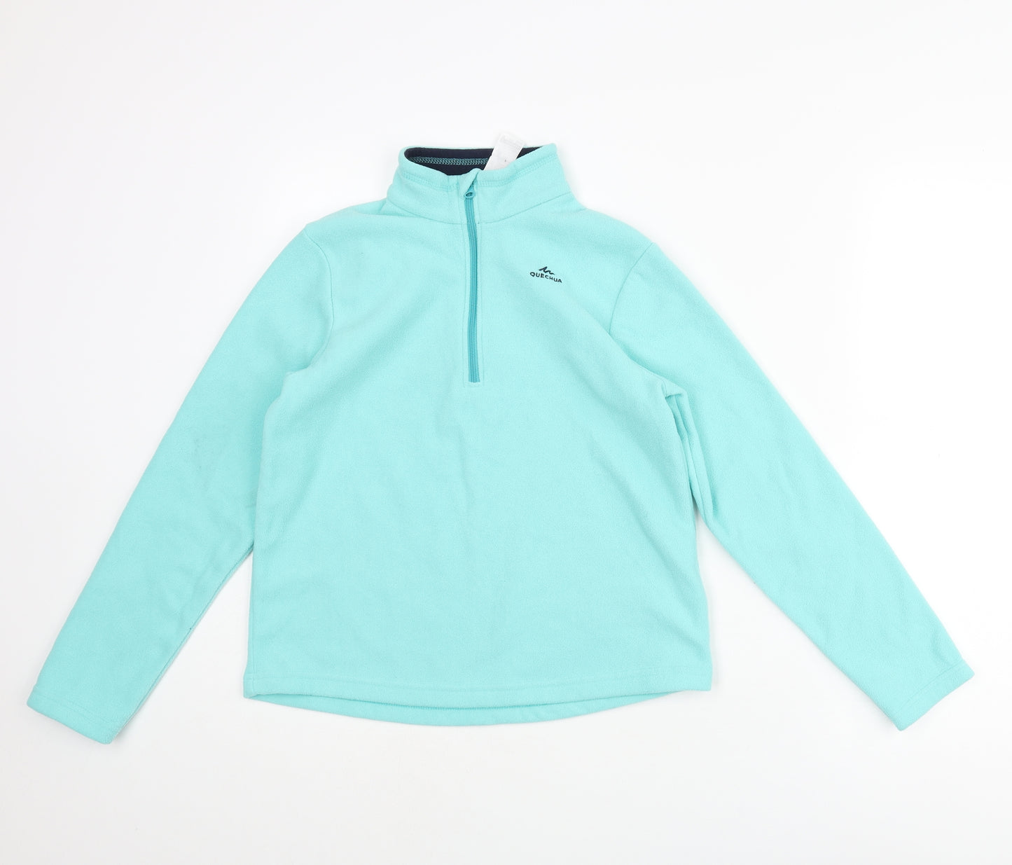 Quechue Girls Blue Polyester Pullover Sweatshirt Size 10-11 Years Zip