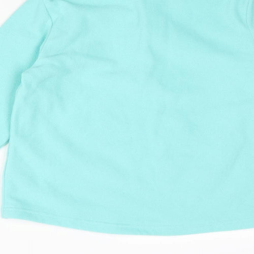 Quechue Girls Blue Polyester Pullover Sweatshirt Size 10-11 Years Zip