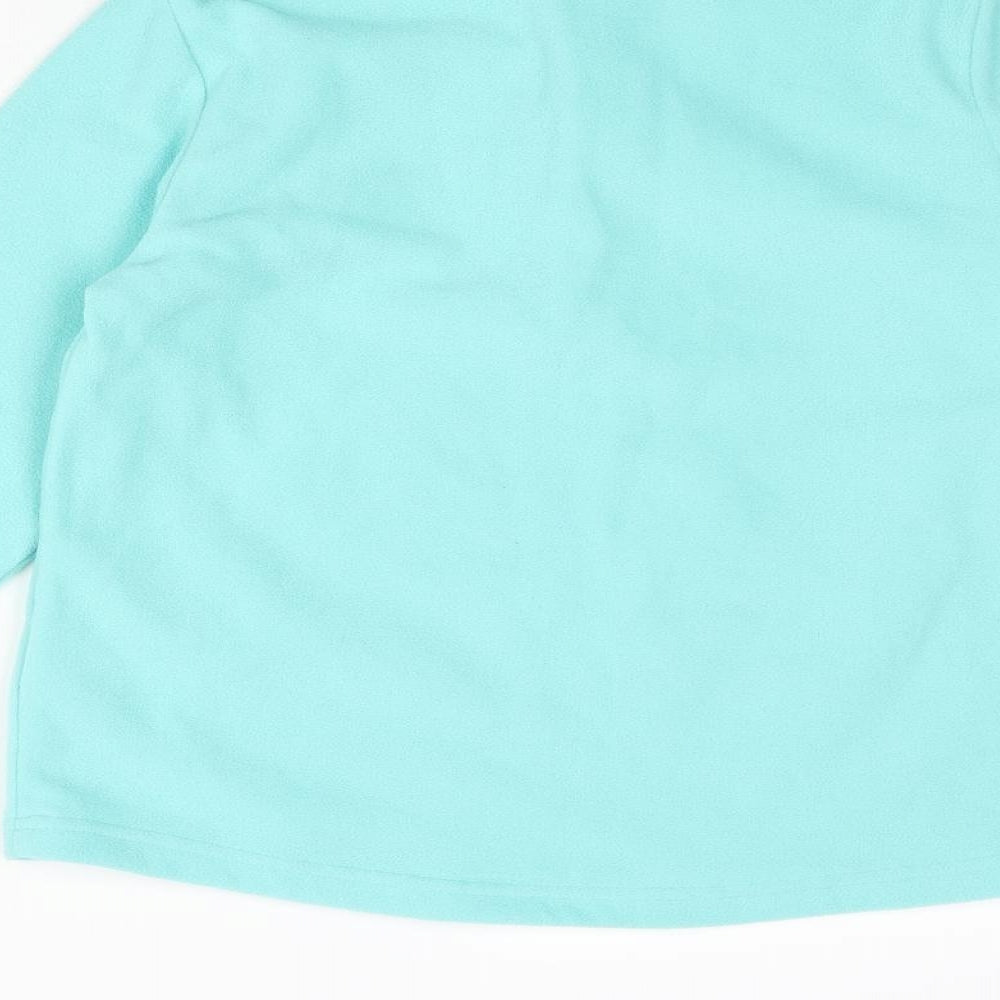 Quechue Girls Blue Polyester Pullover Sweatshirt Size 10-11 Years Zip