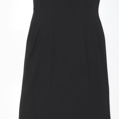 Free Planet Womens Grey Polyester A-Line Size 10 Boat Neck Zip