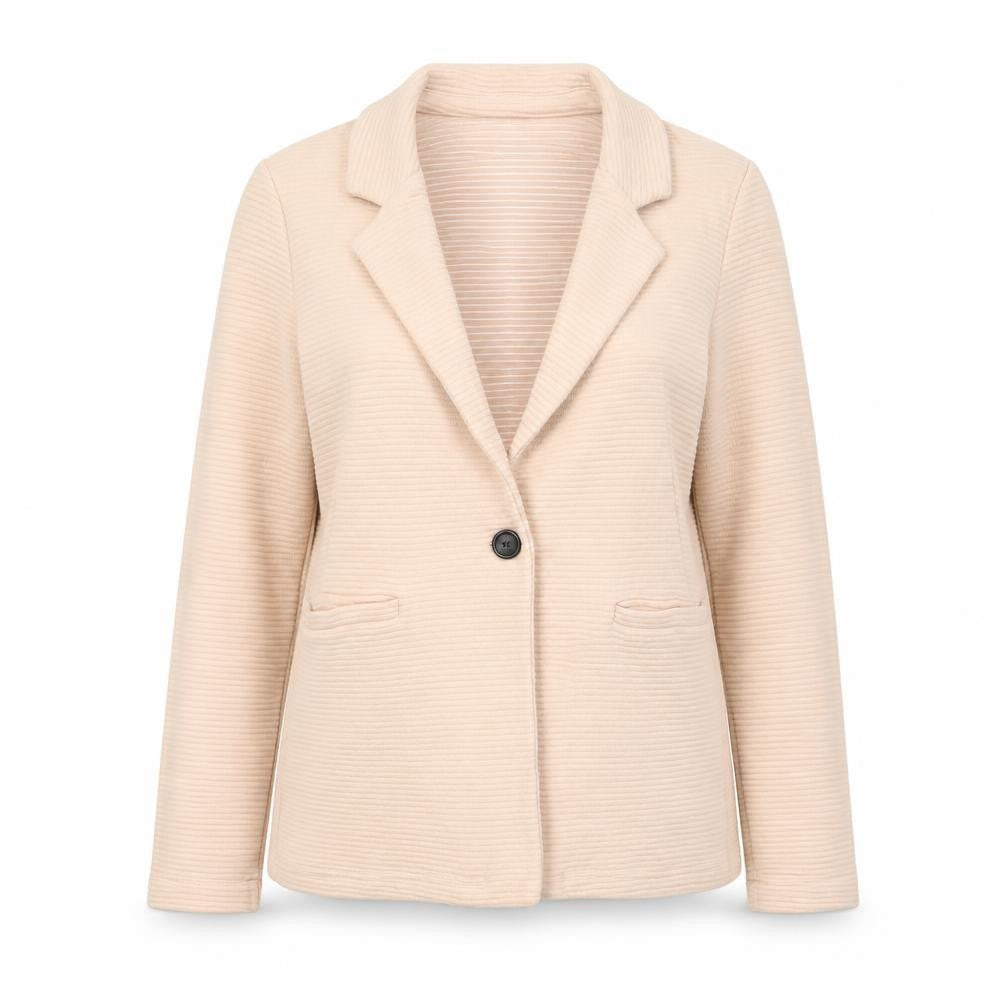 Stradivarius Womens Pink Jacket Blazer Size S Button - Pockets
