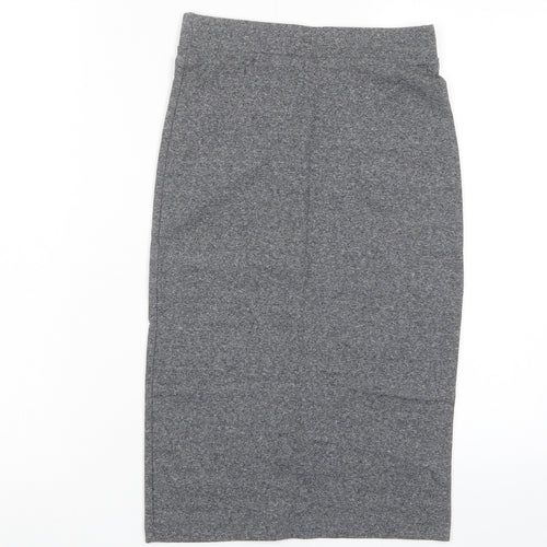 H&M Womens Gold Cotton Bandage Skirt Size S