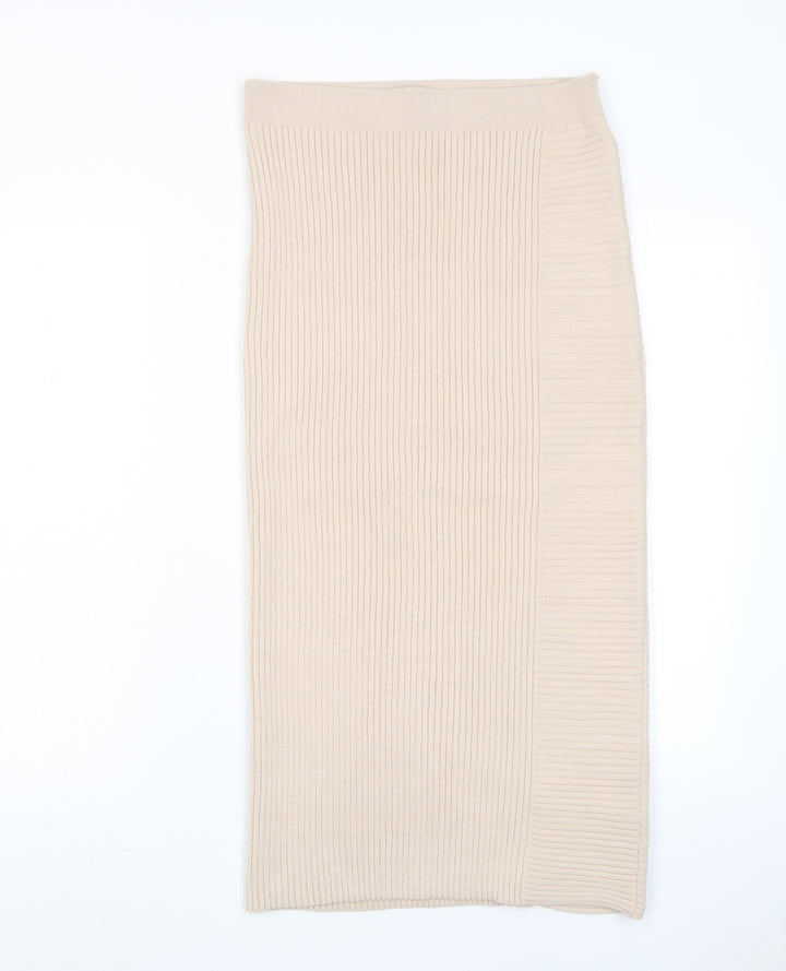 Topshop Womens Pink Acrylic Bandage Skirt Size S