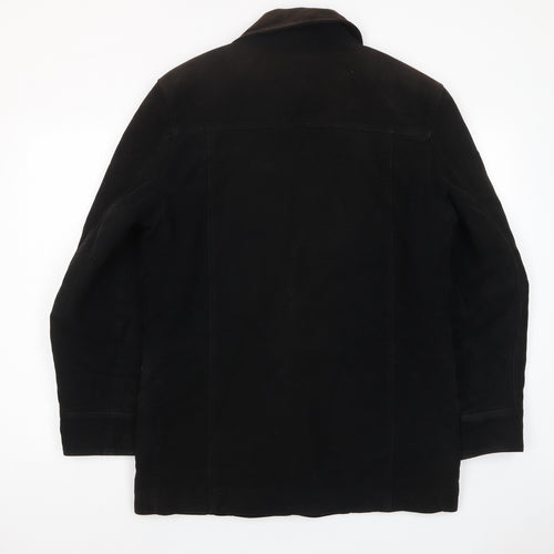 NEXT Mens Brown Jacket Coat Size M Button - Pockets