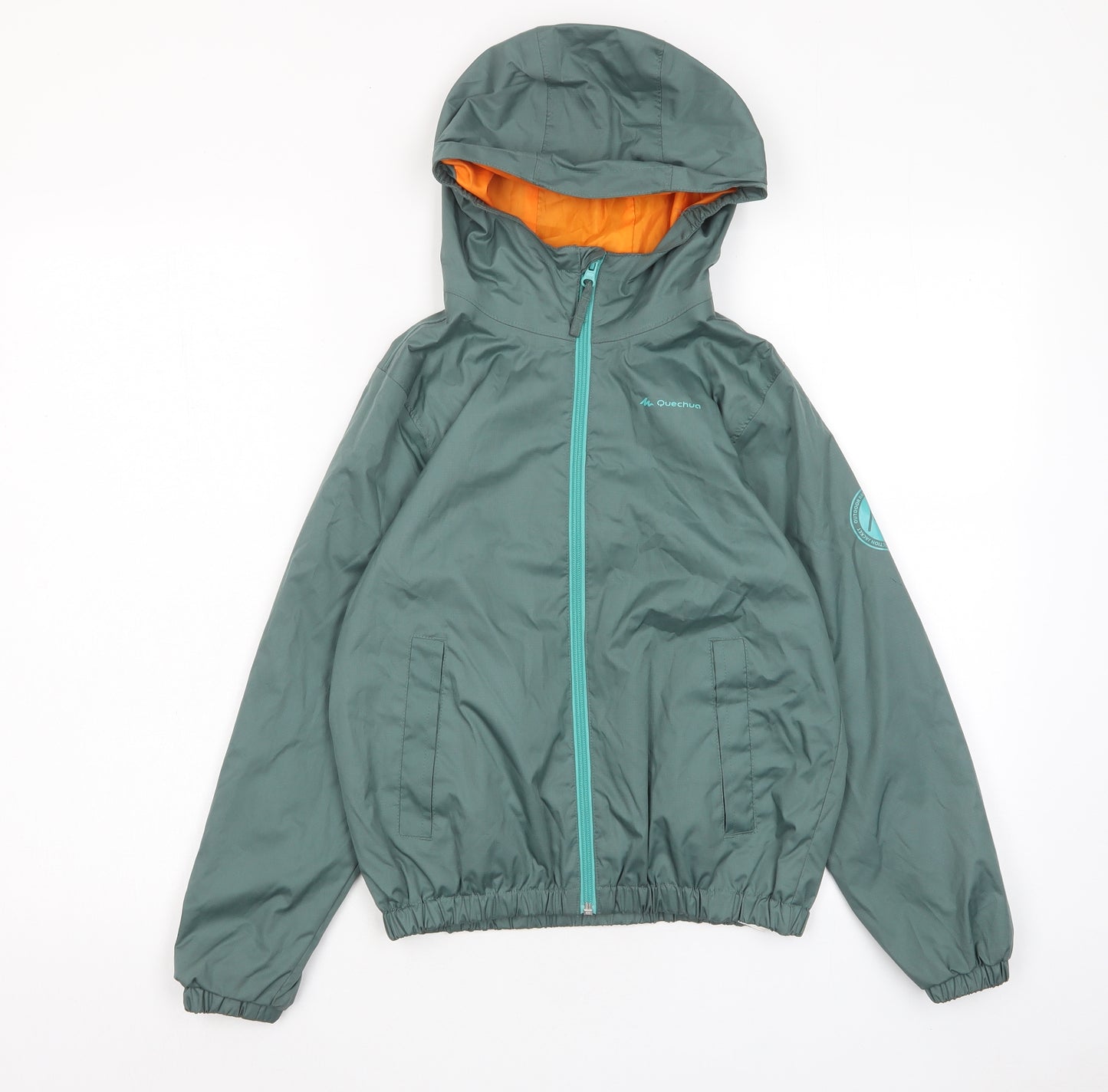 DECATHLON Boys Blue Jacket Size 10 Years Zip - Pockets