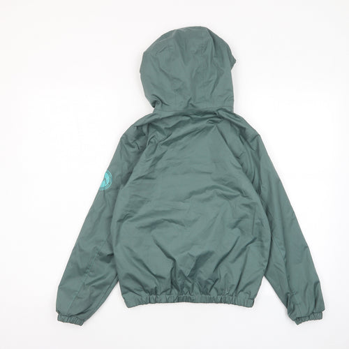 DECATHLON Boys Blue Jacket Size 10 Years Zip - Pockets