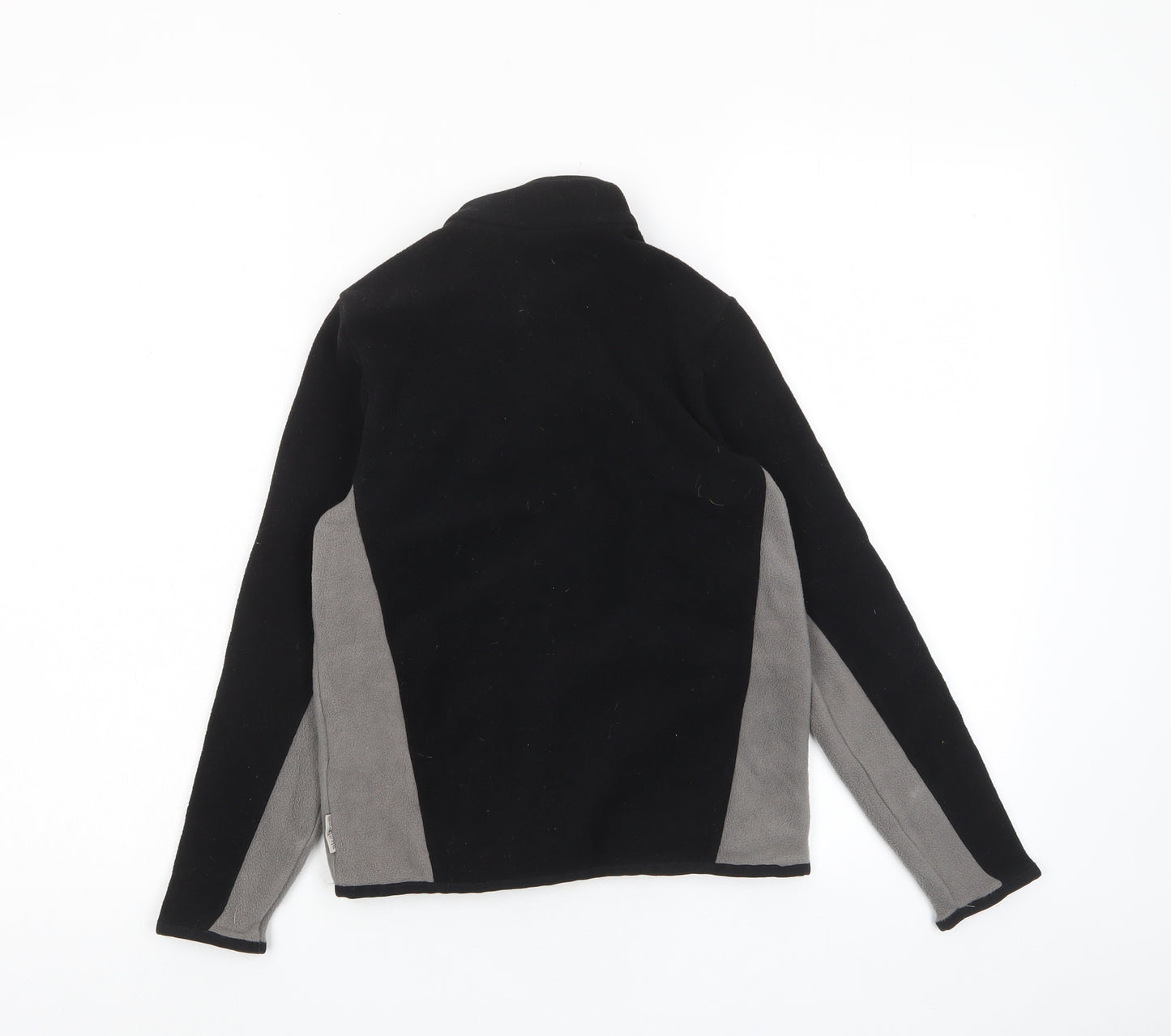 DECATHLON Boys Black Jacket Size 10 Years Zip - Zip Pockets