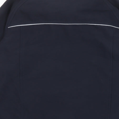 Windstopper Mens Blue Jacket Size L Zip - Zip Pockets