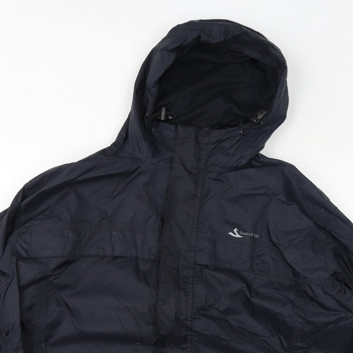 Scafell Rock Womens Blue Windbreaker Jacket Size M Zip