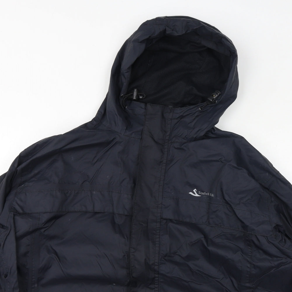 Scafell Rock Womens Blue Windbreaker Jacket Size M Zip