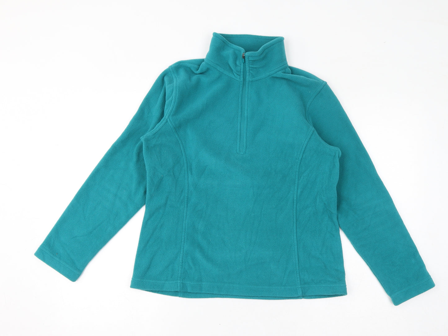Lands' End Womens Blue Polyester Pullover Sweatshirt Size S Pullover