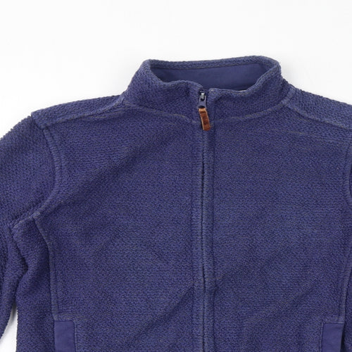 Weird Fish Womens Blue Jacket Size 10 Zip