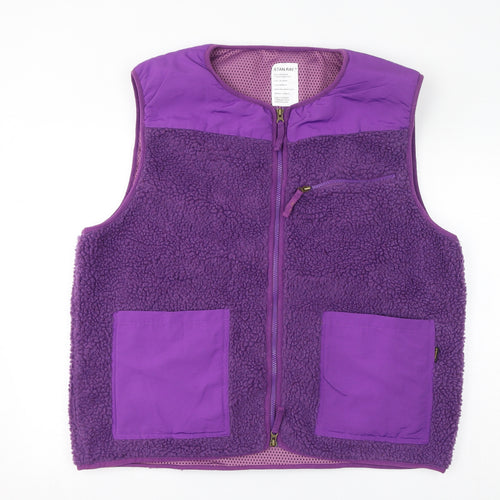 Stan Ray Womens Purple Gilet Jacket Size 2XL Zip