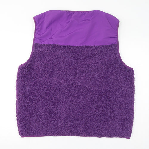 Stan Ray Womens Purple Gilet Jacket Size 2XL Zip