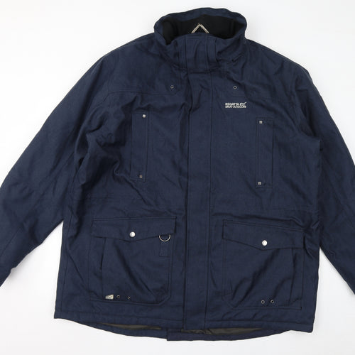 Regatta Mens Blue Jacket Size 3XL Zip