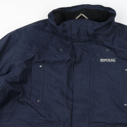 Regatta Mens Blue Jacket Size 3XL Zip