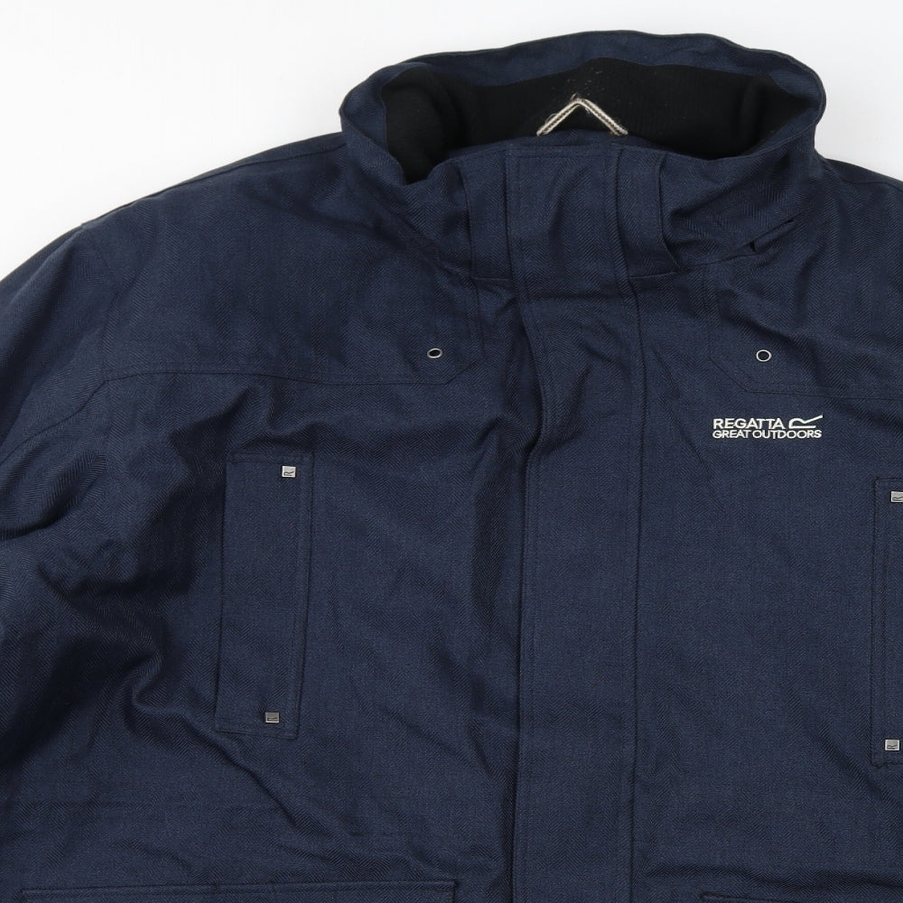 Regatta Mens Blue Jacket Size 3XL Zip