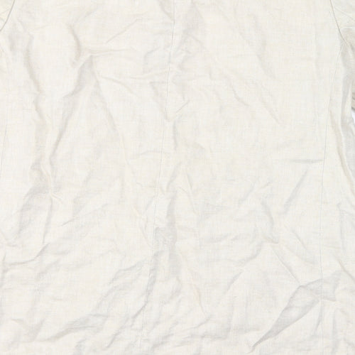 Zara Womens Ivory Jacket Size S