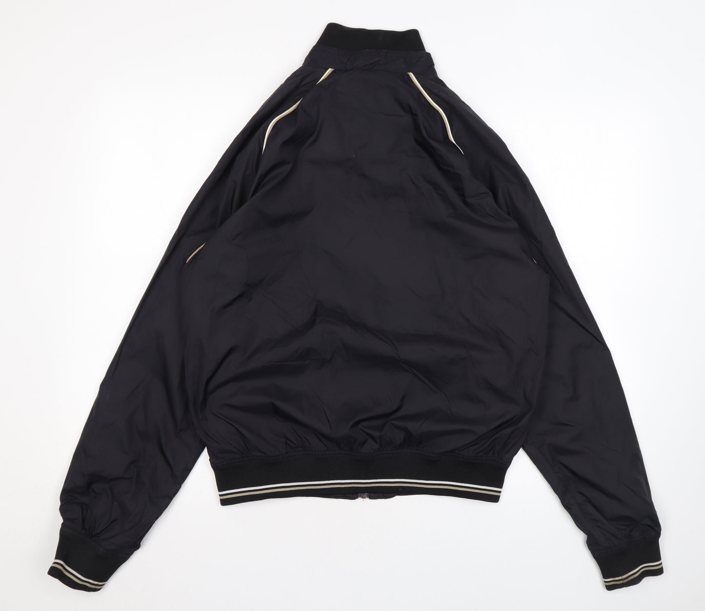 O'Neill Mens Black Bomber Jacket Jacket Size M Zip