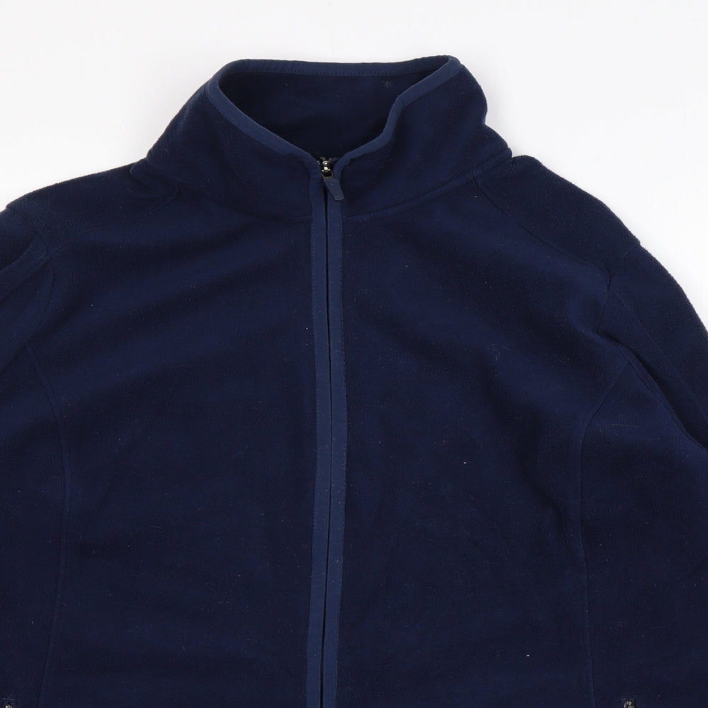 Good Move Womens Blue Jacket Size 22 Zip