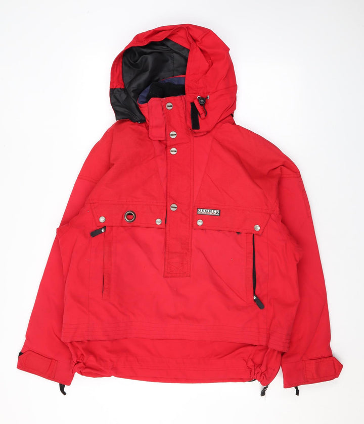 Degree 7 Mens Red Rain Coat Coat Size S Zip