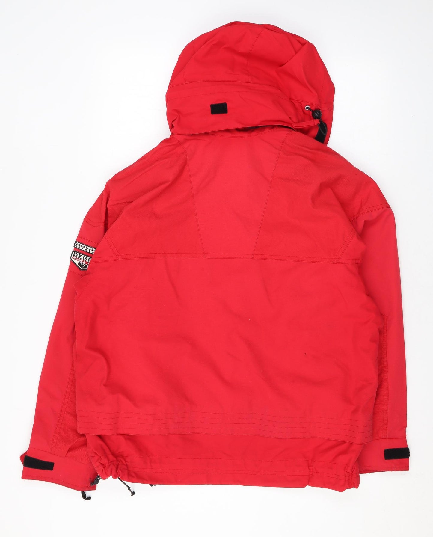 Degree 7 Mens Red Rain Coat Coat Size S Zip