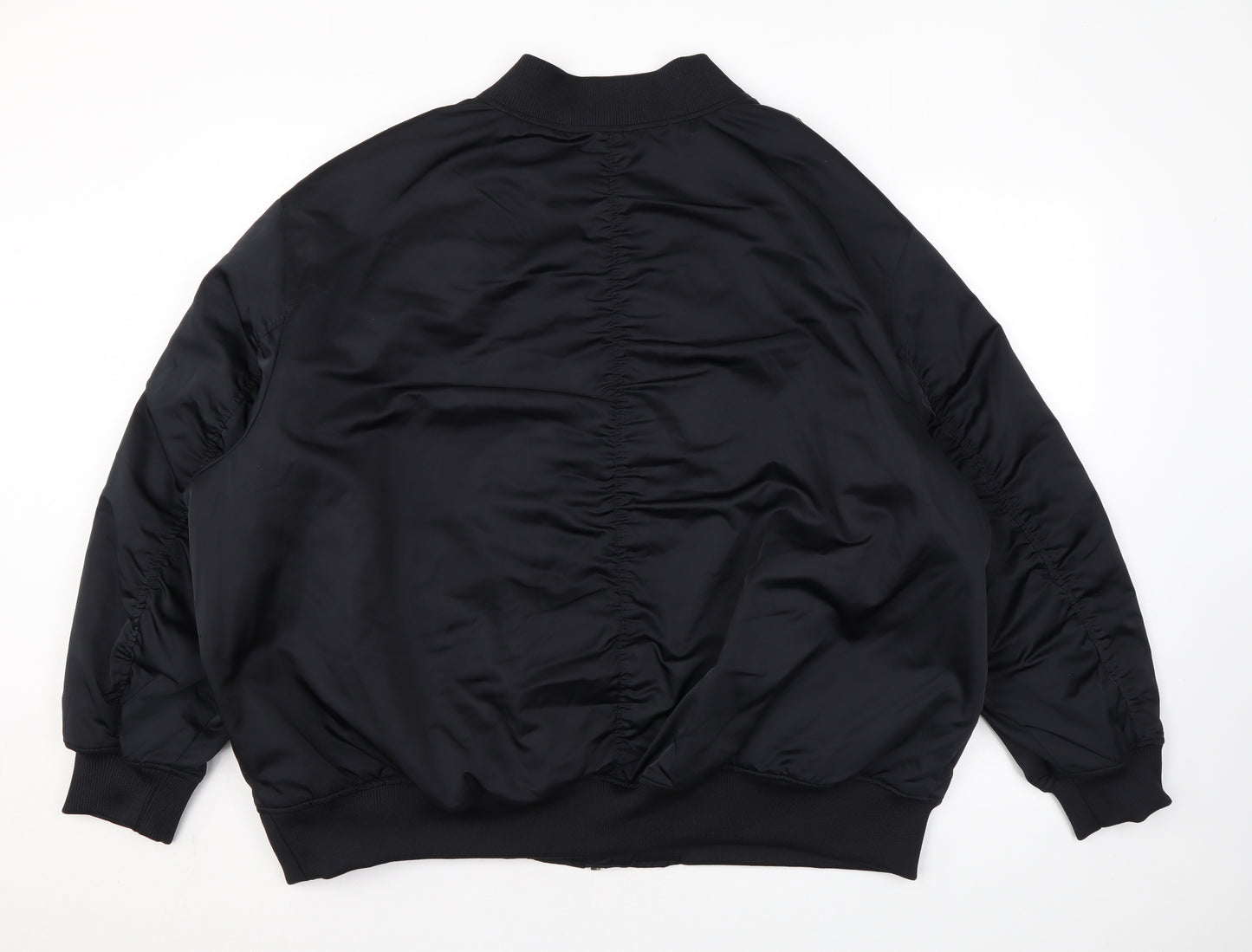 Marks and Spencer Womens Black Bomber Jacket Jacket Size 22 Zip