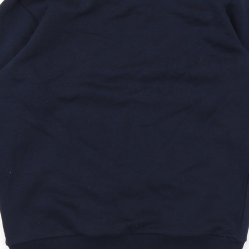 Marks and Spencer Boys Blue Cotton Pullover Sweatshirt Size 12-13 Years Pullover