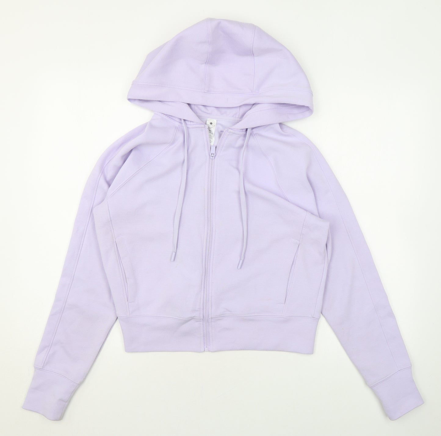 Yogalicious Womens Purple Polyester Full Zip Hoodie Size XL Zip