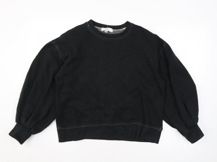 Missguided Womens Black Polyester Pullover Sweatshirt Size 8 Pullover