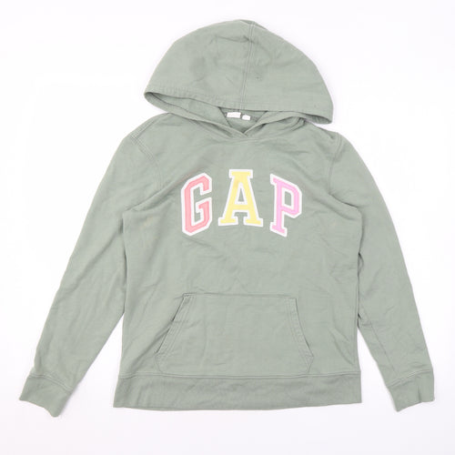Gap Womens Green Cotton Pullover Hoodie Size XS Pullover
