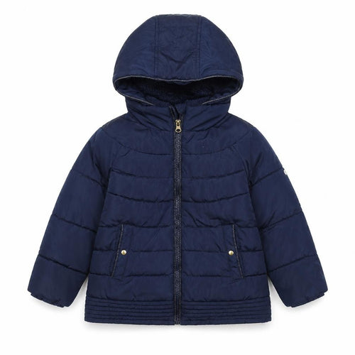 Cyrillus Girls Blue Rain Coat Coat Size 6 Years Zip