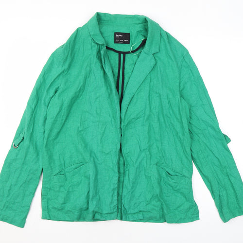 Bershka Womens Green Jacket Blazer Size S